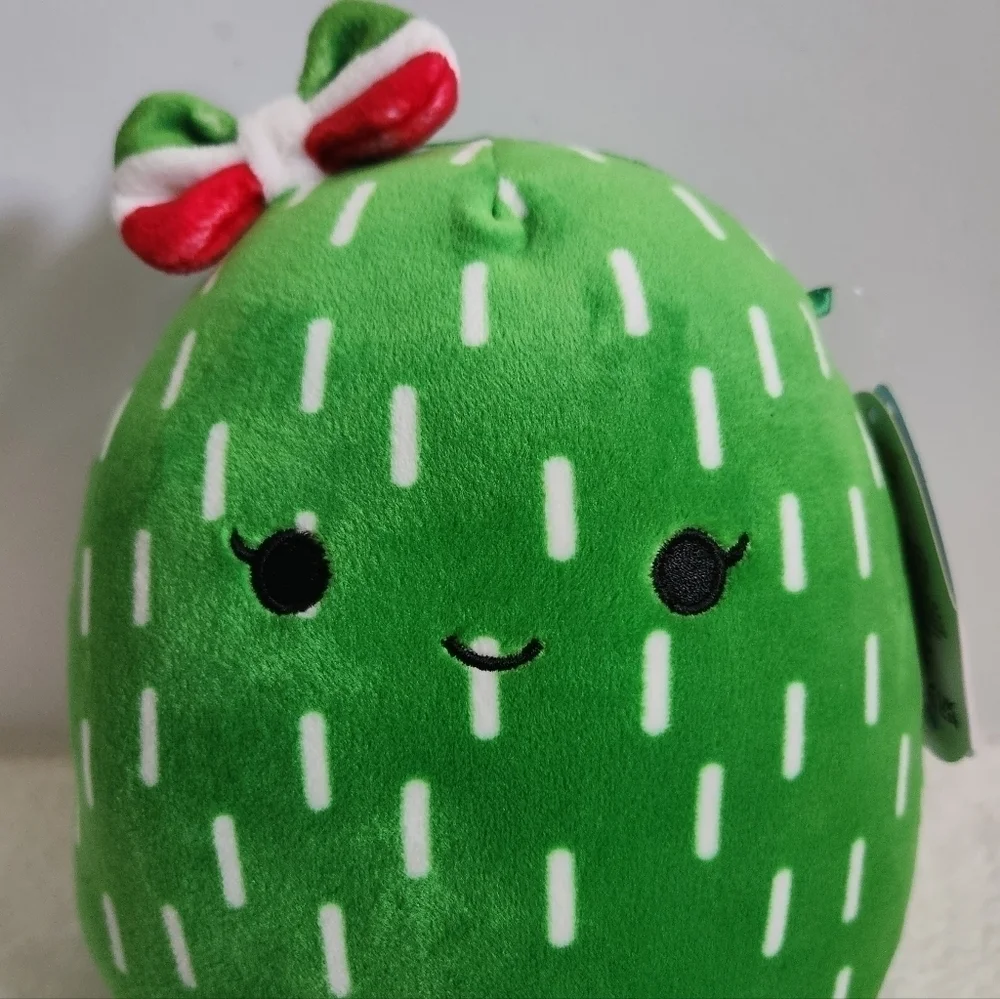 Squishmallow Maritza The Green Cactus Mexico Squad Mexican Girl Bow 8